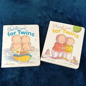 Twin board books by Ellen Weiss